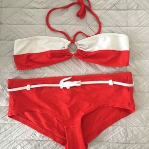 2-piece Lacoste bikini swimsuit. Size 38 or US 7.5